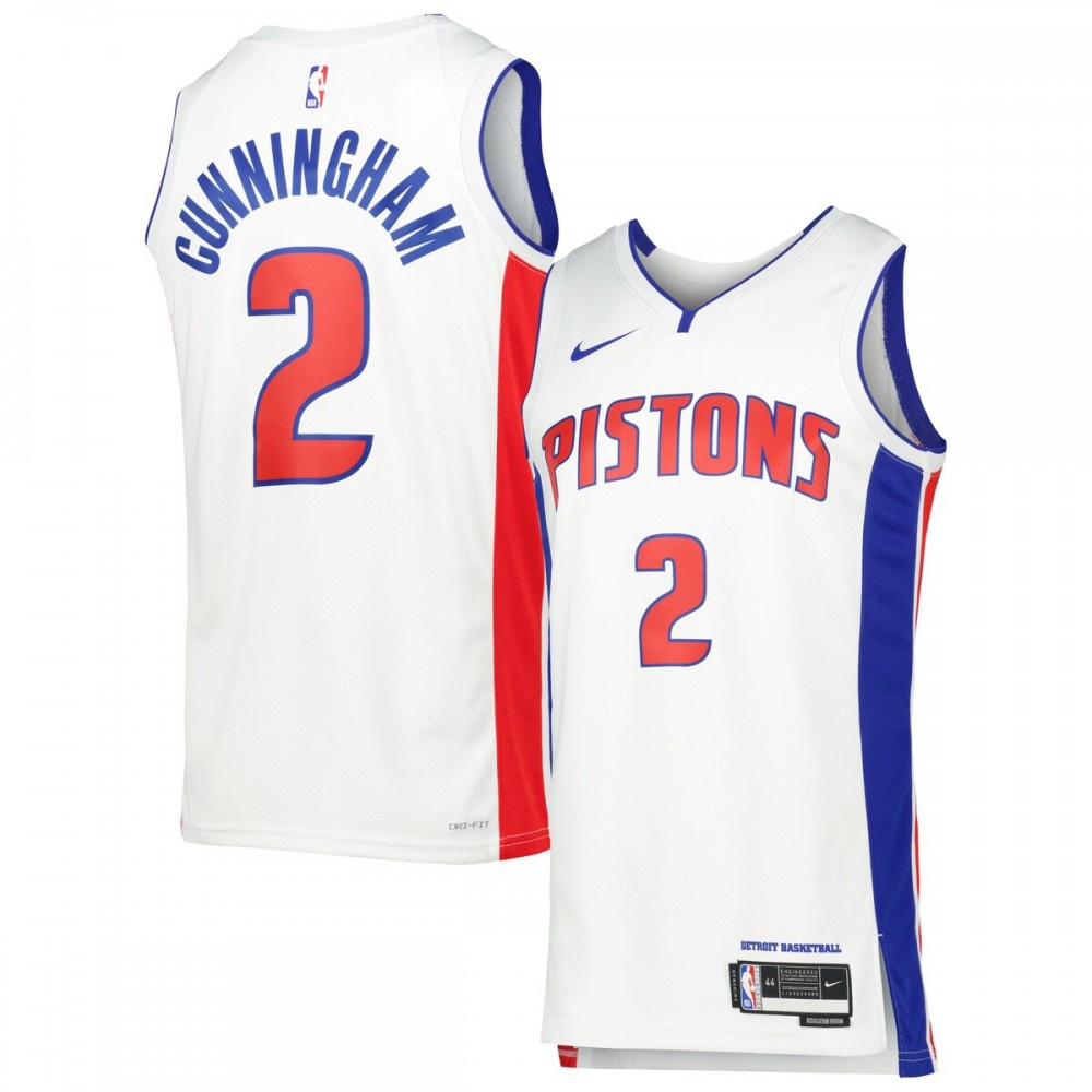Cade Cunningham Detroit Pistons Unisex 2022/23 Swingman Jersey - Icon Edition - White-Pro Kit Vault | Brand New 26/27 Sports Jerseys